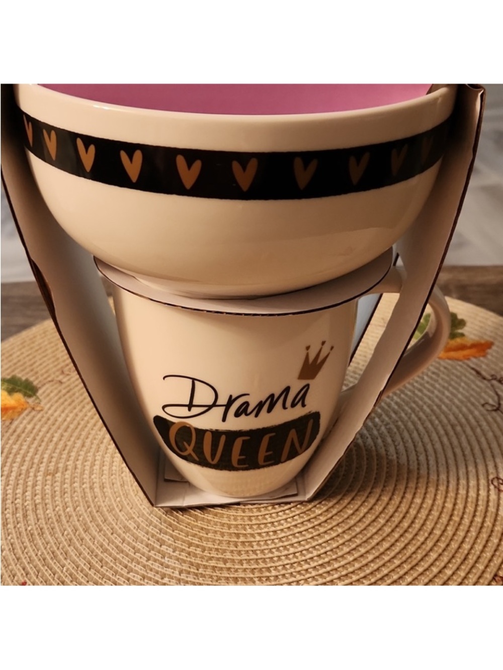 Eaton Dining Drama Queen Mug and Bowl Set